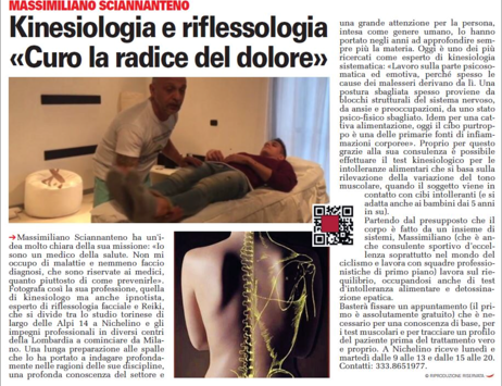 stralci di giornale, cos'&egrave; la kinesiologia?